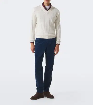 Brunello Cucinelli Cotton corduroy straight pants | Thumbnail 4 Brunello Cucinelli Cotton corduroy straight pants | Thumbnail 4