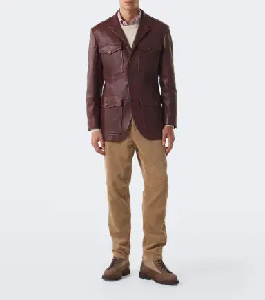 Brunello Cucinelli Cotton corduroy straight pants | Thumbnail 2