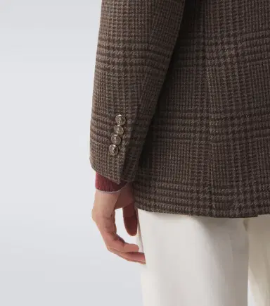 Brunello Cucinelli Prince of Wales check cashmere blazer | Thumbnail 5 Brunello Cucinelli Prince of Wales check cashmere blazer | Thumbnail 5
