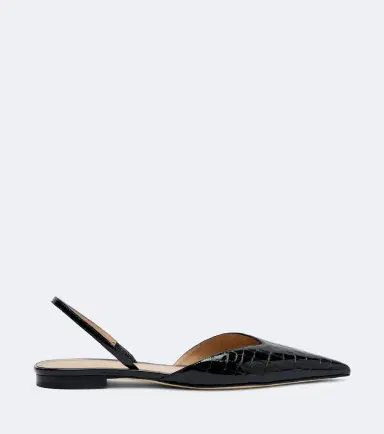 Victoria Beckham Victoria leather slingback flats | Thumbnail 3