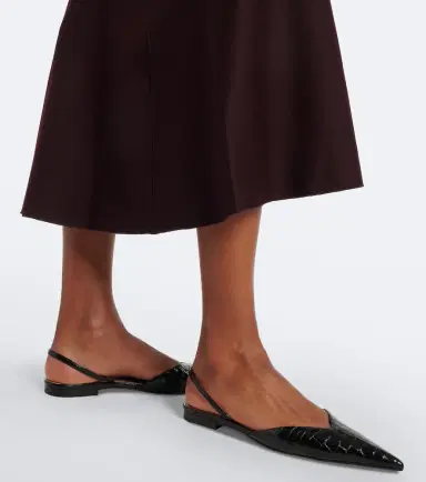 Victoria Beckham Victoria leather slingback flats | Thumbnail 5