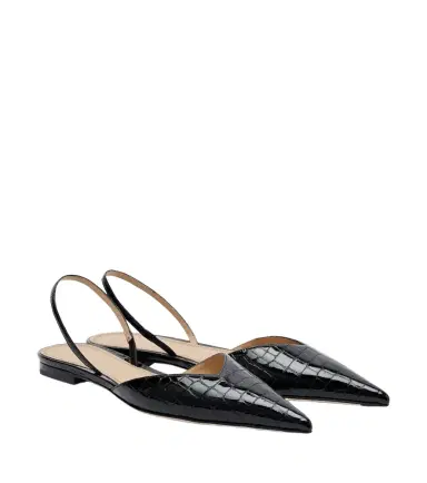Victoria Beckham Victoria leather slingback flats | Thumbnail 1