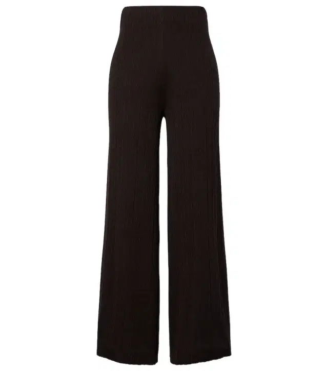Agnona Cashmere, wool, and silk wide-leg pants