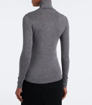 RÓHE Róhe Wool jersey turtleneck top | Thumbnail 2