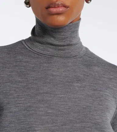 RÓHE Róhe Wool jersey turtleneck top | Thumbnail 3