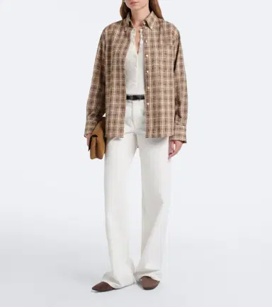 RÓHE Róhe Checked bouclé cotton and silk-blend overshirt | Thumbnail 5 RÓHE Róhe Checked bouclé cotton and silk-blend overshirt | Thumbnail 5