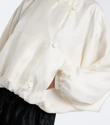 RÓHE Róhe Silk blouson jacket | Thumbnail 3 RÓHE Róhe Silk blouson jacket | Thumbnail 3