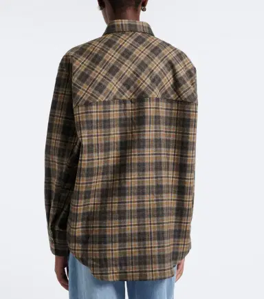 RÓHE Róhe Checked wool-blend overshirt | Thumbnail 3 RÓHE Róhe Checked wool-blend overshirt | Thumbnail 3