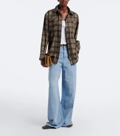 RÓHE Róhe Checked wool-blend overshirt | Thumbnail 4 RÓHE Róhe Checked wool-blend overshirt | Thumbnail 4