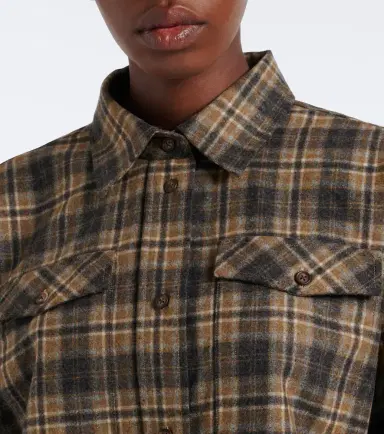 RÓHE Róhe Checked wool-blend overshirt | Thumbnail 6 RÓHE Róhe Checked wool-blend overshirt | Thumbnail 6