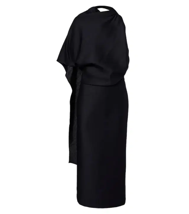 Róhe Draped open-back midi dress