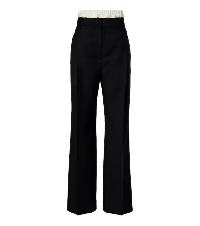 Rohe Róhe Wool and mohair wide-leg pants