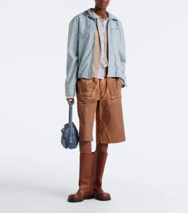 Acne Studios Layered silk and wool cardigan | Thumbnail 2