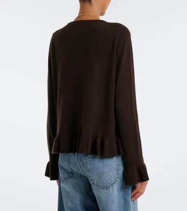 Jardin des Orangers Ruffled virgin wool and cashmere sweater | Thumbnail 3 Jardin des Orangers Ruffled virgin wool and cashmere sweater | Thumbnail 3