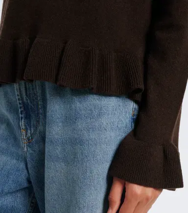 Jardin des Orangers Ruffled virgin wool and cashmere sweater | Thumbnail 5 Jardin des Orangers Ruffled virgin wool and cashmere sweater | Thumbnail 5