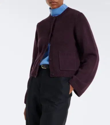 Jardin des Orangers Virgin wool and cashmere cardigan | Thumbnail 3