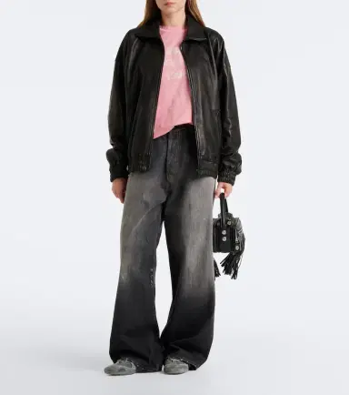 Acne Studios Logo cotton and hemp jersey T-shirt | Thumbnail 3