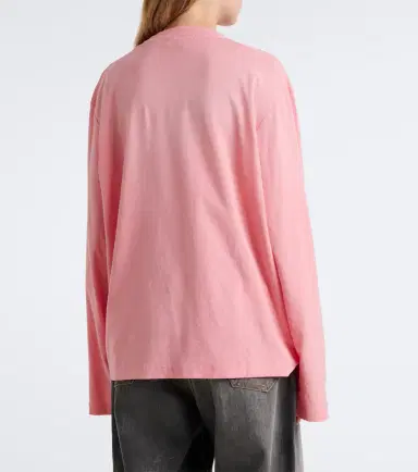 Acne Studios Logo cotton and hemp jersey T-shirt | Thumbnail 4