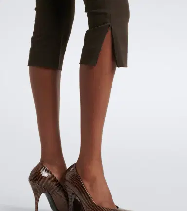 Acne Studios Layered cotton capri pants | Thumbnail 6 Acne Studios Layered cotton capri pants | Thumbnail 6