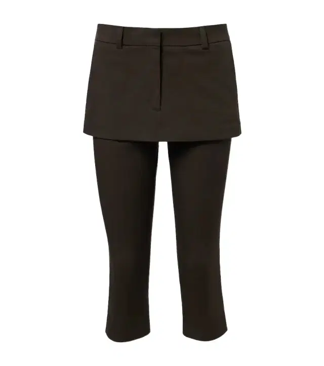 Acne Studios Layered cotton capri pants