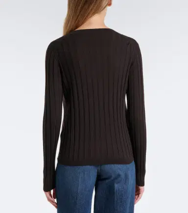 Jardin des Orangers Ribbed-knit virgin wool cardigan | Thumbnail 6 Jardin des Orangers Ribbed-knit virgin wool cardigan | Thumbnail 6