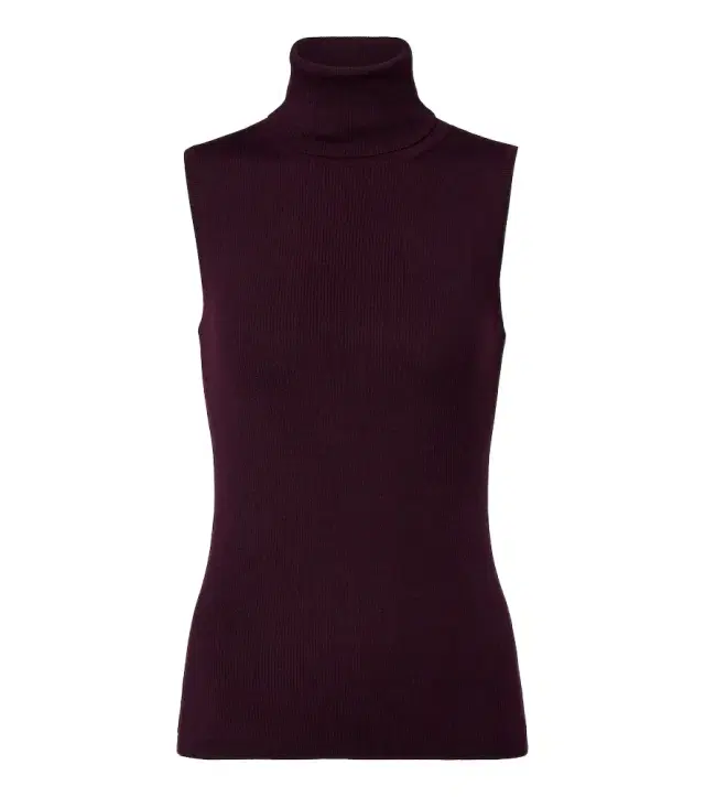 Jardin des Orangers Ribbed-knit virgin wool turtleneck top