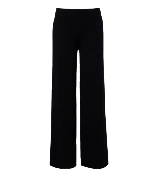 Jardin des Orangers Virgin wool and cashmere wide-leg pants