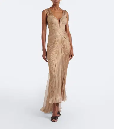 Maria Lucia Hohan Corinna silk muslin bustier gown | Thumbnail 3 Maria Lucia Hohan Corinna silk muslin bustier gown | Thumbnail 3