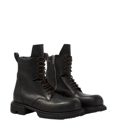 Rick Owens Army Gabe leather combat boots | Thumbnail 1 Rick Owens Army Gabe leather combat boots | Thumbnail 1