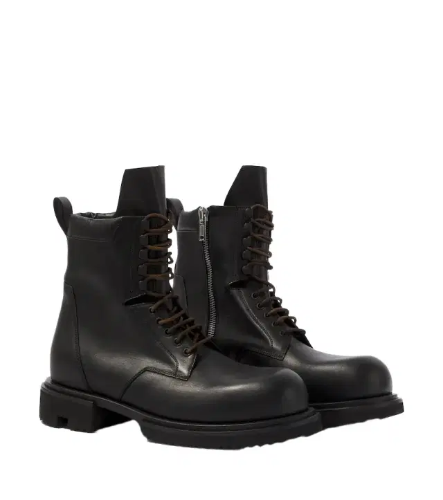 Rick Owens Army Gabe leather combat boots