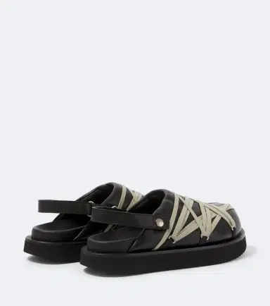 Rick Owens Megalace leather mules | Thumbnail 4 Rick Owens Megalace leather mules | Thumbnail 4