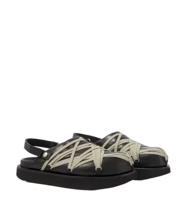 Rick Owens Megalace leather mules | Thumbnail 1 Rick Owens Megalace leather mules | Thumbnail 1