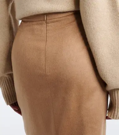 Max Mara Camel hair midi skirt | Thumbnail 3 Max Mara Camel hair midi skirt | Thumbnail 3