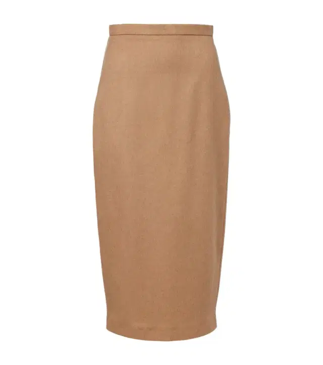 Max Mara Camel hair midi skirt