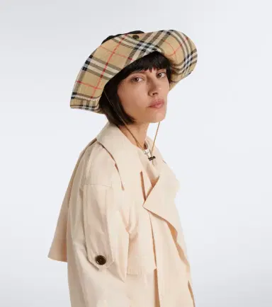 Burberry Check cotton sun hat | Thumbnail 5