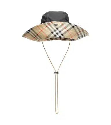 Burberry Check cotton sun hat | Thumbnail 1