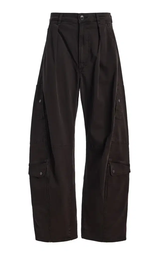Citizens of Humanity Flight Pleated Cotton-Blend Wide-Leg Pants