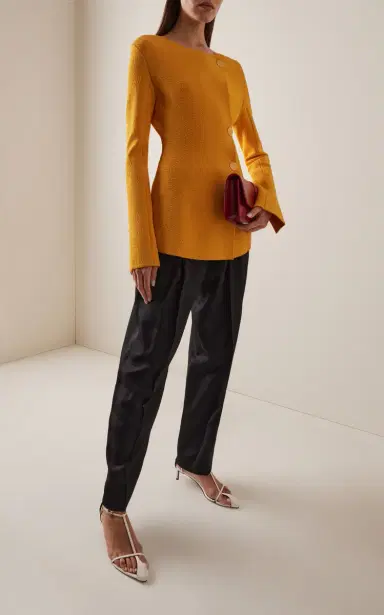 Proenza Schouler Sukki Draped Boucle Knit Jacket | Thumbnail 3