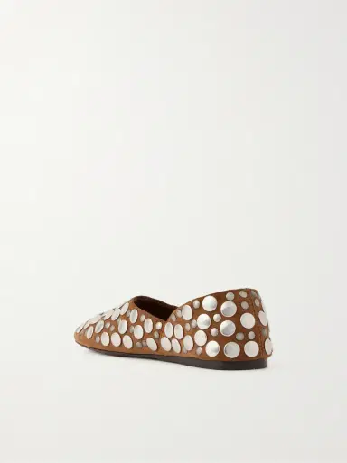 Khaite Jane studded suede flats | Thumbnail 2
