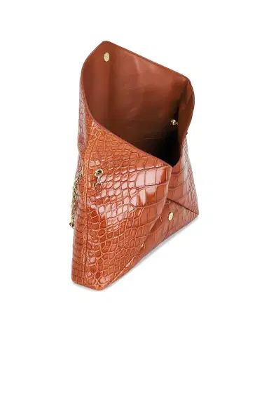 Saint Laurent XXL Alligator Envelope On Chain Bag | Thumbnail 4 Saint Laurent XXL Alligator Envelope On Chain Bag | Thumbnail 4