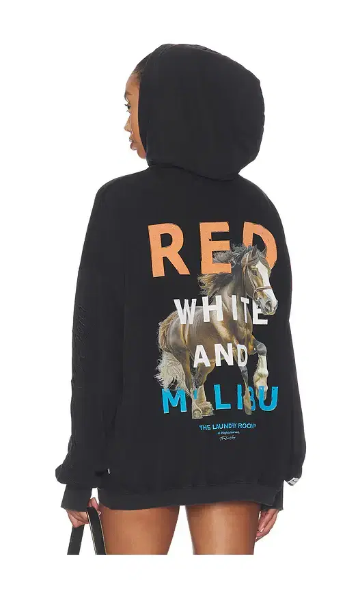 Red White And Malibu Hideout Hoodie