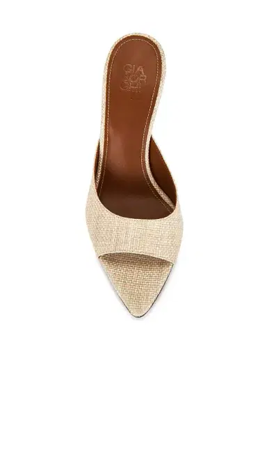 Gia Borghini Raffia Mule | Thumbnail 4 Gia Borghini Raffia Mule | Thumbnail 4