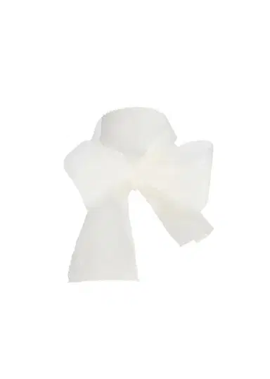 Khaite Allie Scarf In Chalk | Thumbnail 1 Khaite Allie Scarf In Chalk | Thumbnail 1
