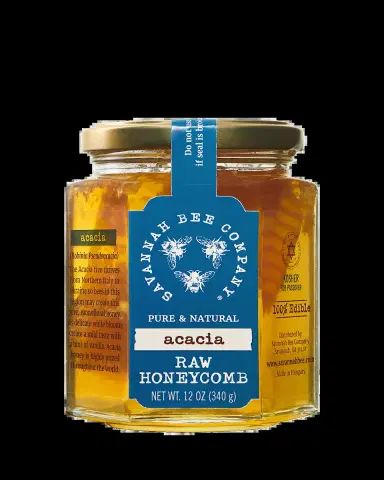 Savannah Bee Company Honey Comb Hexagon Jar | Thumbnail 2