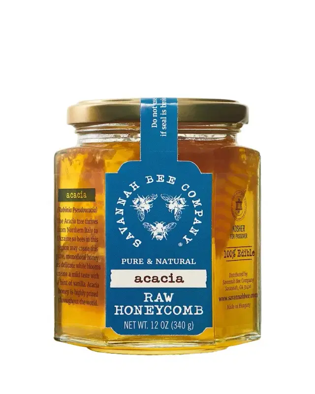 Savannah Bee Company Honey Comb Hexagon Jar