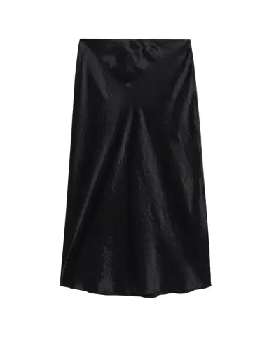 Vince Side-Slit Satin Slip Skirt | Thumbnail 1