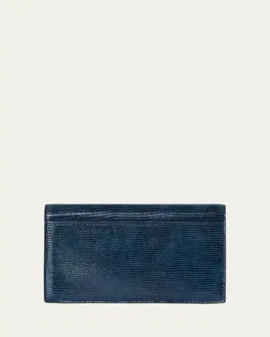 Akris Anouk Lizard-Print Clutch Bag w/ Chain | Thumbnail 2
