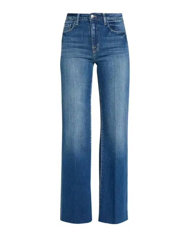 L'Agence Scottie High Rise Wide-Leg Jeans