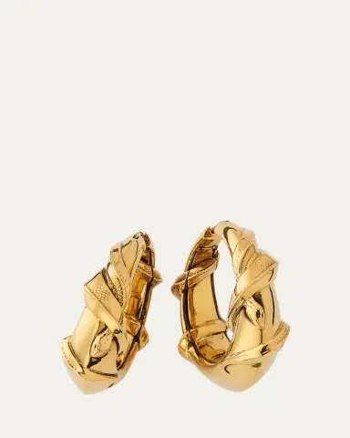 Alexander McQueen Snake Hoop Earrings | Thumbnail 3