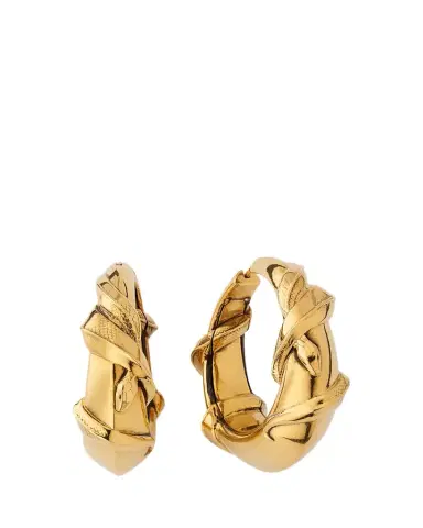 Alexander McQueen Snake Hoop Earrings | Thumbnail 1